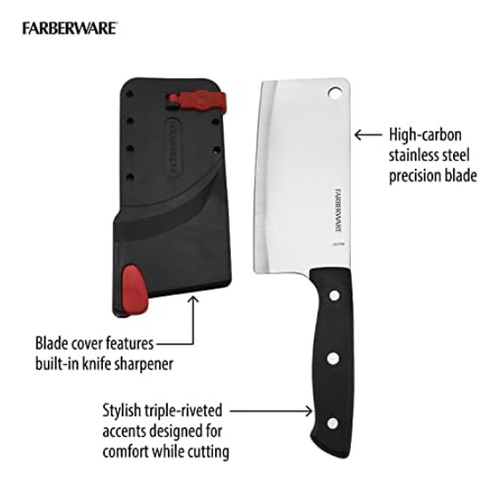 Cuchillo De Carnicero Farberware Autoafilable Edgekeeper