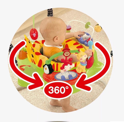 Jumper Rebotador Movil Juguetes Sonidos Bebés Gira 360º