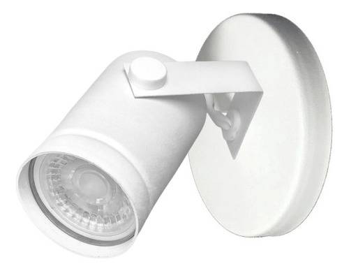 Aplique Spot 1 Luz Dicroica Led Pared / Techo Móvil 