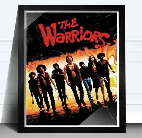 Cuadros The Warriors Los Guerreros 8 Modelos 30x40 Cm Negro