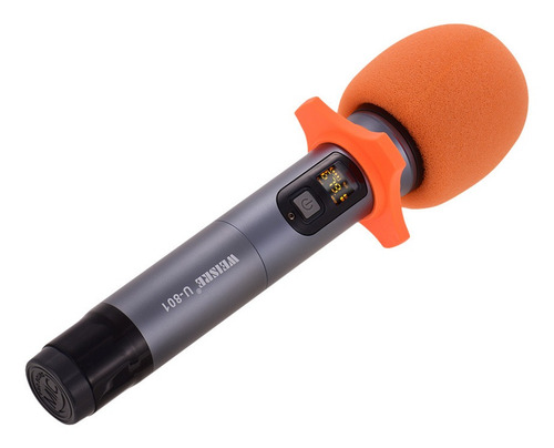 Imagen 5 de 6 de Micrófono Inalámbrico De Mano Uhf Con Mini Receptor 50