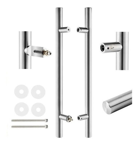 Barral Manijon Doble 38x1000 Mm. Inoxidable-todo Tipo Puerta