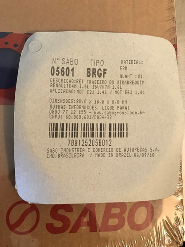 Estopera Trasera Ciguenal Megane/clio 1.6 Motor K4m 16v