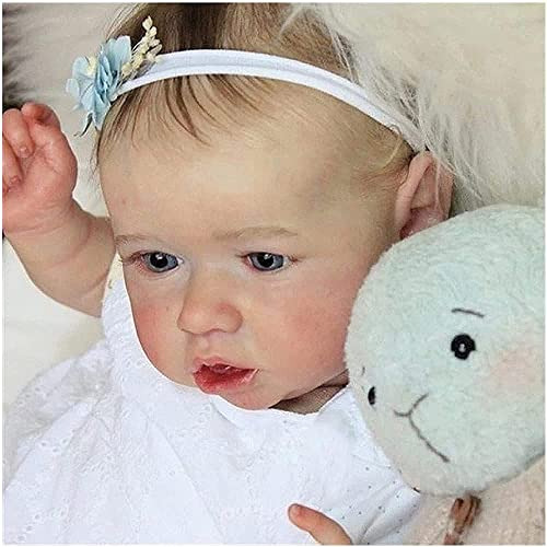 Afewd Reborn Baby Dolls Girls Cute 18 Inch Silicone Vinyl Re