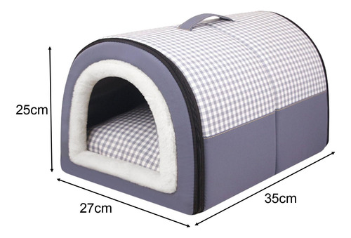Casa De Animales Para Mascotas, Cama Para Mascotas 2 Gris S