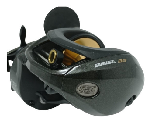 Imagen 3 de 3 de Reel rotativo Marine Sports Brisa BG Power derecho color negro