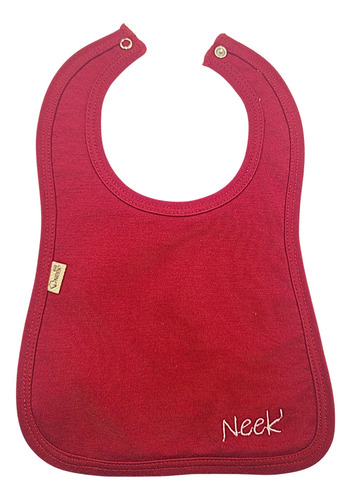 Babero Bebé A Escoger Con Broche Impermeable 6pz Color Variados Niña Talla Unitalla