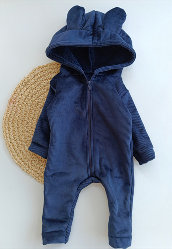 Astronauta Enterito Kigurumi Abrigado Bebe Corderito Lilu 3 1-3 M