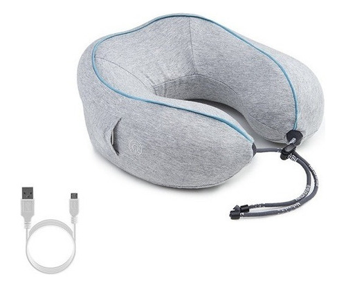 Almohada Masajeador Cuello Usb Inflable Viajera Naturehike 