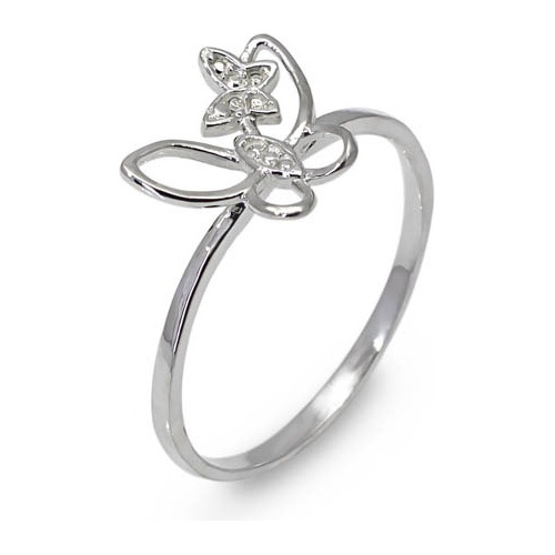 Anillo Mariposa Sutil Plata925 Joyeria Fina