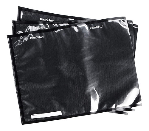 Shieldnseal Bolsas De Sellado Al Vacio (negro Y Transparente