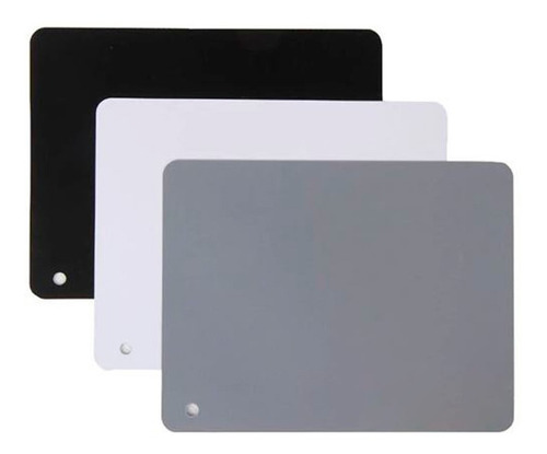 Tarjetas Balance De Blancos Fotografia 13x10 Cm Bl/n/gris
