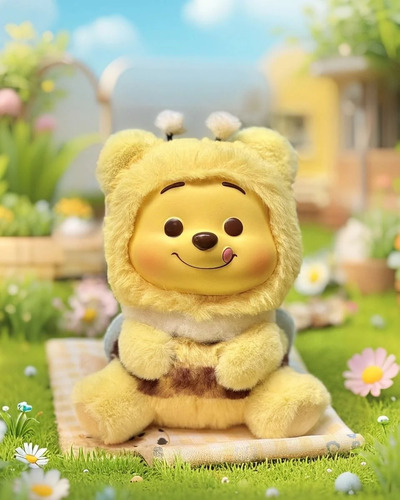 Labubu Winnie Pooh 100% Original Disney Miniso Caja Sorpresa