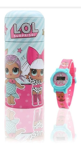 Reloj Niños + Alcancía Lol-frozen-toy Story 4 Licencia Orig.