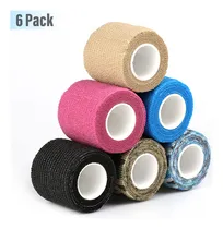 Comprar MRT BK06 Vendaje Deportivo Autoadhesivo 6 Roll Vendaje Cohesivo Elástico No Tejido Cinta Cohesiva para los Dedos para Estiramiento Atlético Deportes Muñeca Tobillo Mascota 4.5 m x 5 cm Multiple colors