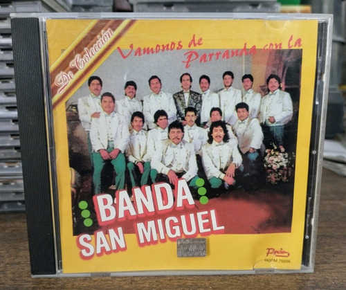 Banda San Miguel Vamonos De Parranda Cd Pelillos Petatlan