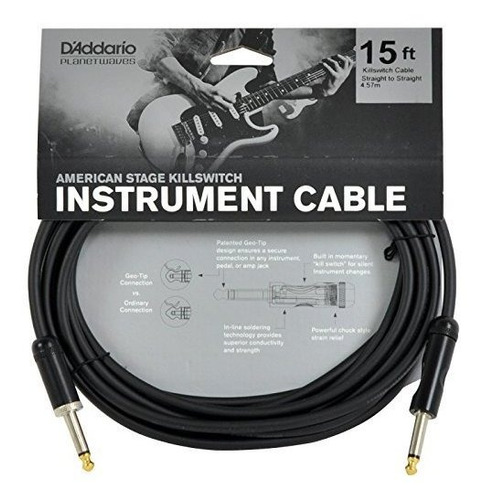 D Addario American Stage Kill Switch Cable De Audio Para Ins