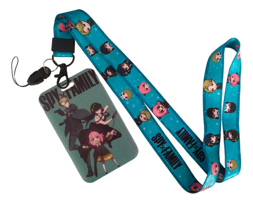 Porta Carnet Y Lanyard Anime Spy Family Porta Credencial