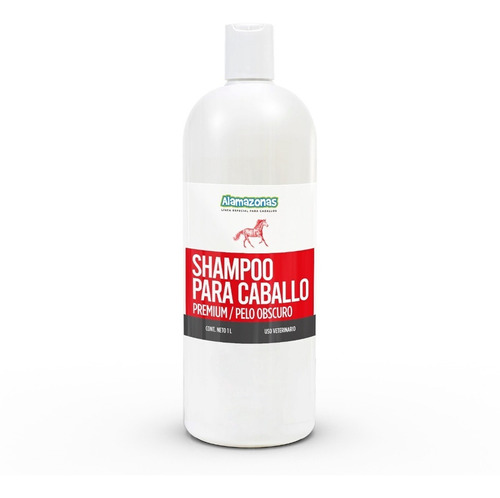 Shampoo Para Caballo Pelo Negro 1 Lt Uso Veterinario