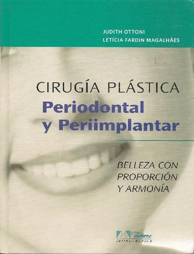 Libro Cirugía Plástica. Periodontal Y Periimplantar De Judit