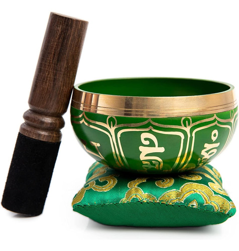 Conjunto De Taças De Canto Tibetano - Atenção Plena Autêntic