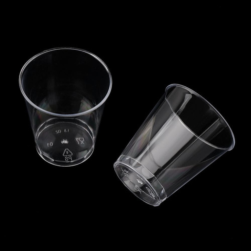 Vasos De Postre Desechables, Reutilizables, De Plástico