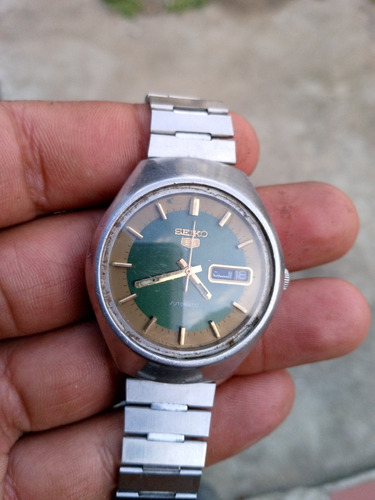 Reloj Seiko Automático Fondo Verde 6309