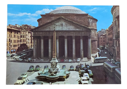 Tarjeta Postal Roma Pantheon - Antigua Sin Escribir