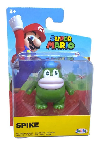 Super Mario - Boneco 2.5 Polegadas Colecionável - Spike
