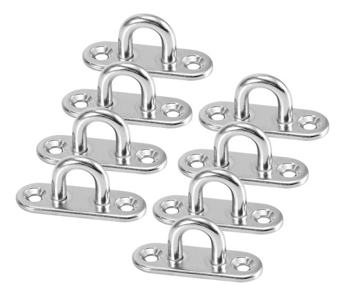 Anclaje De Pared, 8 Unidades, Resistentes, Con Argolla Para