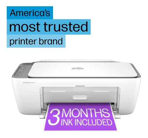 Impresora Hp Deskjet 2855e Inalámbrica Multifunción De Inyec