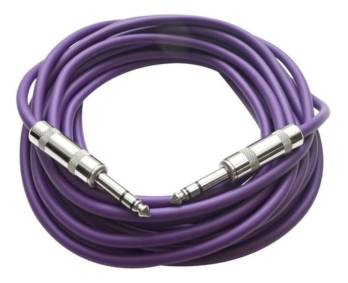 Cable De Conexion Audio Trs De 1/4  Violeta, Satrx-25 | 7...