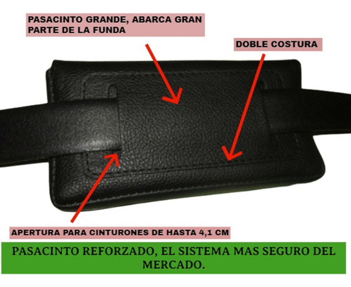 Funda Estuche Cuero Para Zte Blade A54 - Horizontal Premium Chocolate Horizontal Con Pasacinto Reforzado Para Guardar El Celular Sin Nada Puesto Dentro