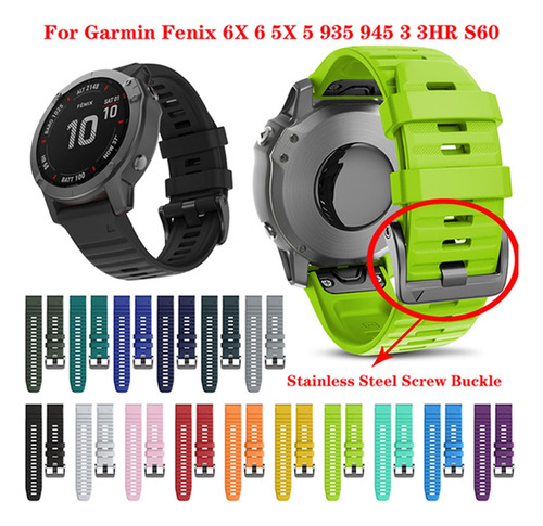 Correa De Silicona For Garmin Fenix Banda De Ajuste Rápid
