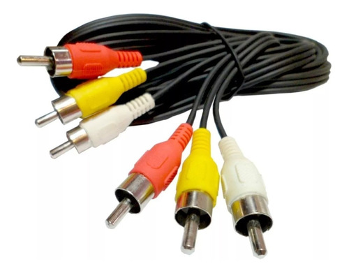 Cable Audio Y Video - Rca A Rca 1 Metro 