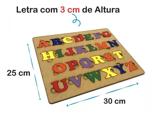 Jogo Educativo Infantil Alfabeto e Número Brinquedos Inteligente - MX