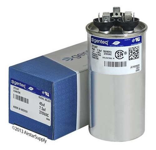 Ge Genteq Uf Mfd Vac Reemplazo Ronda Doble Run Capacitor