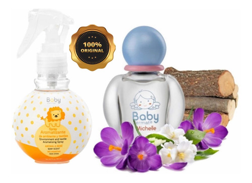 Baby Michelle Zermat Perfume Para Bebé 60 Mil + Aromatizante