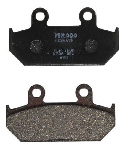 Pastilla De Freno Ferodo 663p Xl400 600 Nx650 Cbr750 Otras