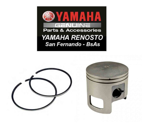 Kit De Pistón Y Aros Standard Originales Para Motores Yamaha 40hp 2t 1999 En Adelante