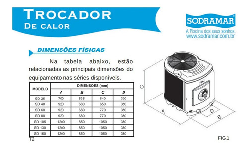 Trocador De Calor Aquecimento Piscina Sd25 Painel Digital
