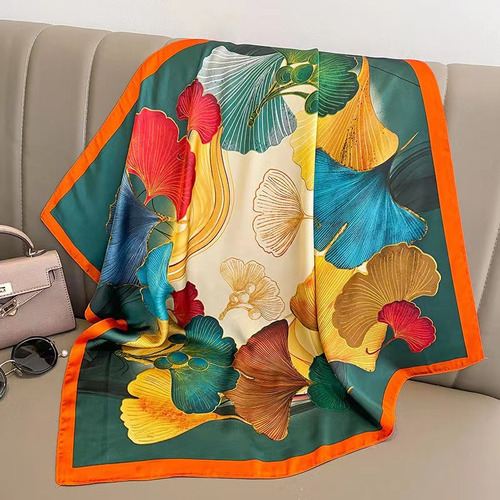 Silk Scarf Women's Fashion All-match High-level Square6