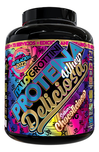 Proteína Whey Deliciosa 5,2lb 73sv - Chocolicioso