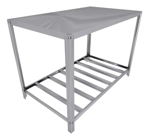 Mesa Ideal Cozinha Inox Alta Qualidade Dispensa Visual Top