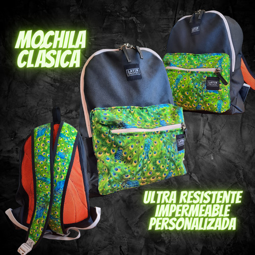 Mochila Ultra Resistente E Impermeable Latin Protec Clasico