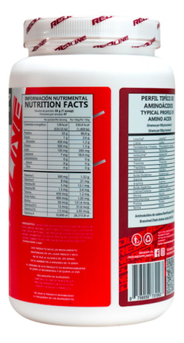 Redline Proteina Zero Fire Bull Helado De Vainilla 1.8kg
