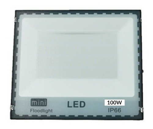 Reflector Led 100w Luces Profesional Uso Exterior Luz Blanca