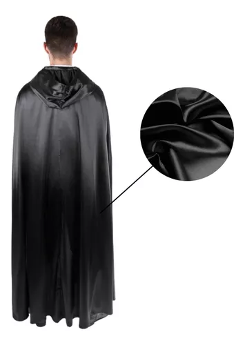 Fantasia Vampiro Drácula Halloween Masculina Luxo C/ Capa