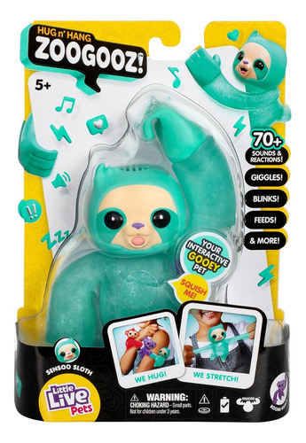 Zoogooz Mascota Interactiva Estirable C/ Sonido