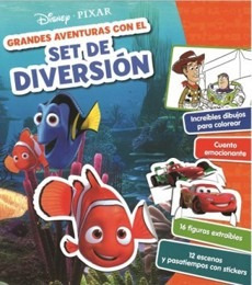 Libro Disney Pixar Set De Diversión Cuento Stickers  Z Dvt